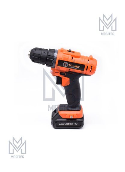 TALADRO RECARGABLE 14V 2 BAT + CARG TOYAKI TK-839