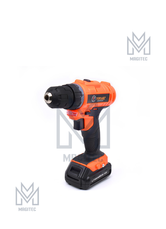 TALADRO RECARGABLE 14V 2 BAT + CARG TOYAKI TK-839