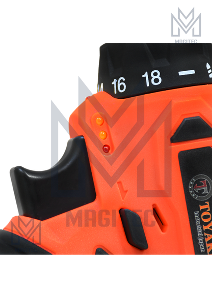 TALADRO RECARGABLE 12V 2 BAT + CARG TOYAKI TK-855