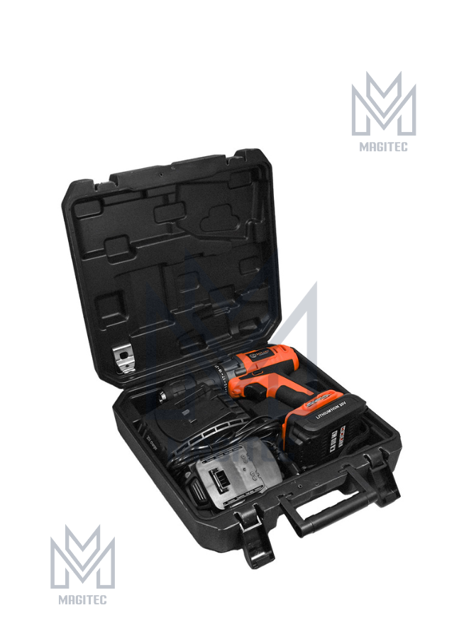 TALADRO IMPACTO RECARGABLE 20V 13MM TOYAKI + 2 BAT + CARG TK-861