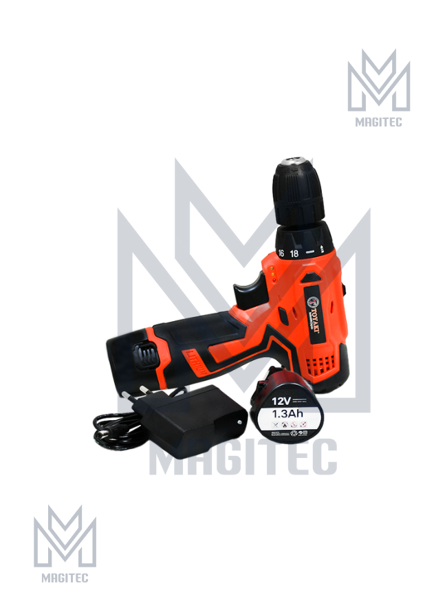TALADRO RECARGABLE 12V 2 BAT + CARG TOYAKI TK-855
