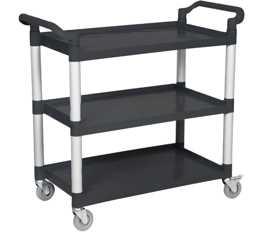 CARRO MULTIUSO LUSTER NEGRO 102X50X96 CM