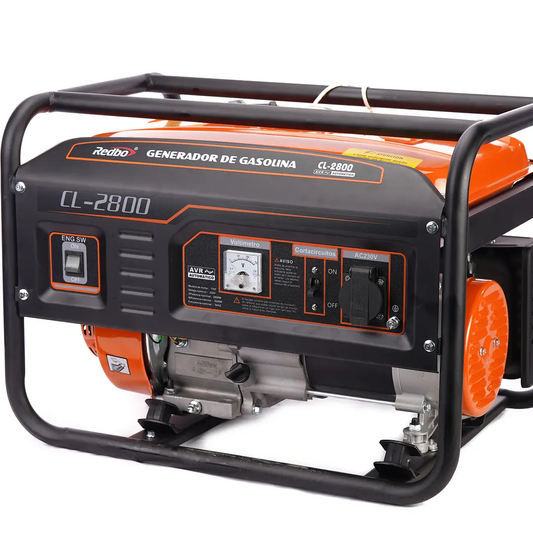 GENERADOR BENCINERO CON PARTIDA MANUAL REDBO CL-2800