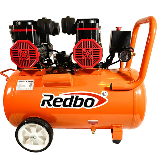 COMPRESOR DE AIRE SILENCIOSO LIBRE DE ACEITE 50L 3HP REDBO