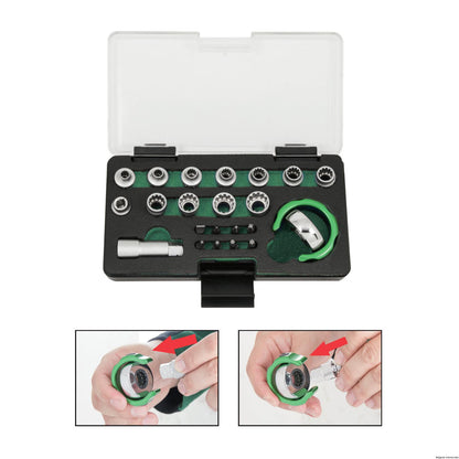 JUEGO de DADOS 1/4' (MINI) 22 piezas RD05H22S JONNESWAY