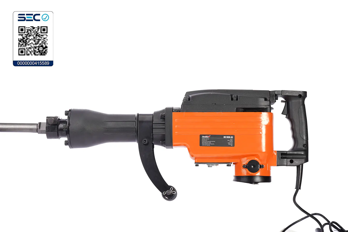 MARTILLO DEMOLEDOR ELECTRICO 1100W 45J REDBO DB 1000-45