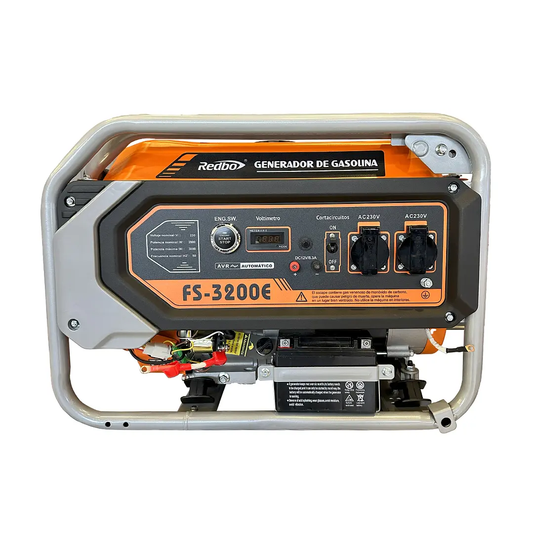 GENERADOR BENCINERO PARTIDA ELECTRICA REDBO FS-3200E