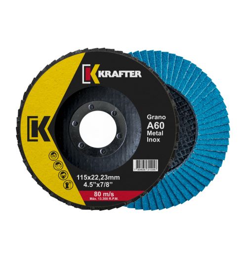 DISCO TRASLAPADO FLAP 4 1/2′ G60 KRAFTER