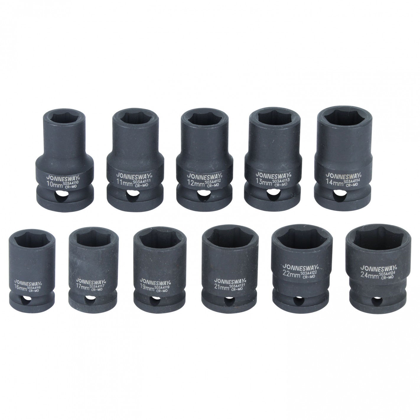 JUEGO de DADOS 1/2' 11 piezas S03A4111S JONNESWAY