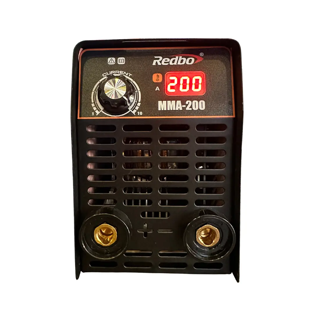 SOLDADORA INVERTER MMA-200 NEGRA REDBO
