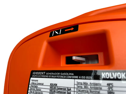 GENERADOR GASOLINA IG1000XT 1KVA KOLVOK