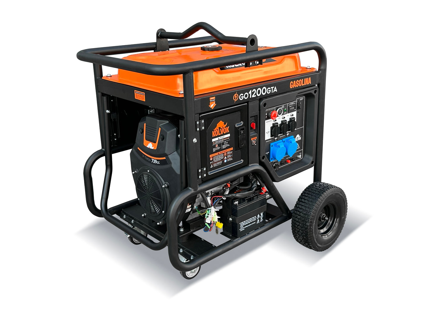 GENERADOR GASOLINA GO1200GTA 12KVA GASOLINA KOLVOK