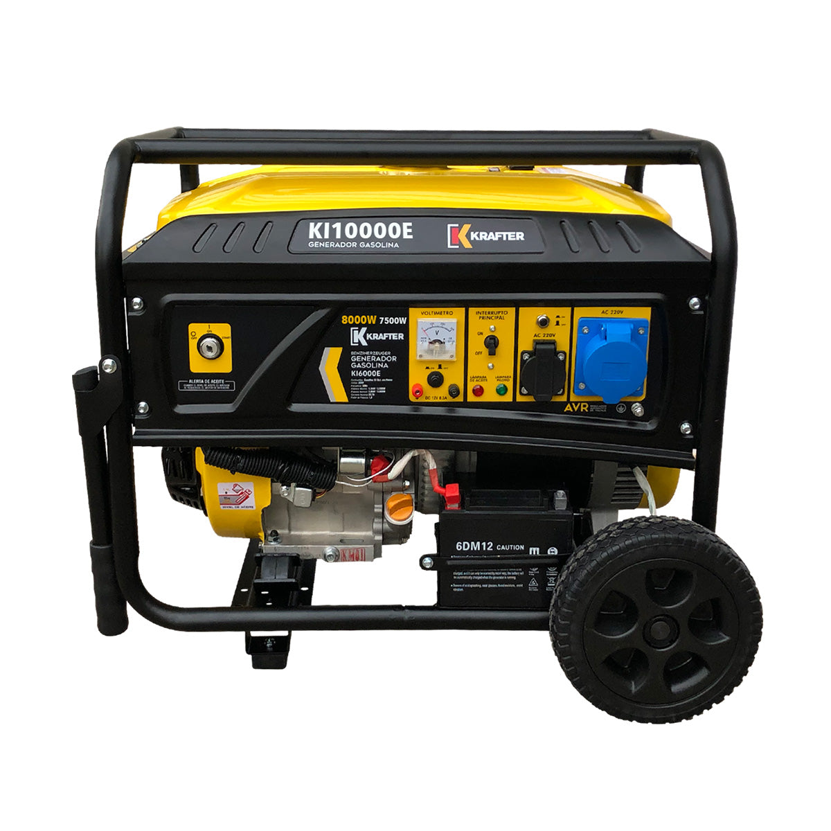 GENERADOR GASOLINA KRAFTER 7,5 KVA KI10000E PARTIDA ELECTRICA/ATS