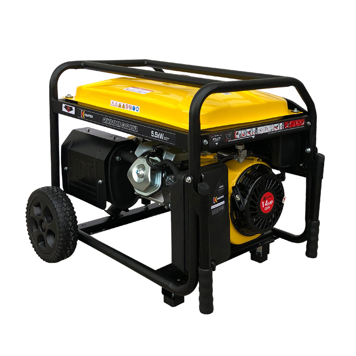 GENERADOR GASOLINA KRAFTER 5,5KVA KI6000E PE/ATS