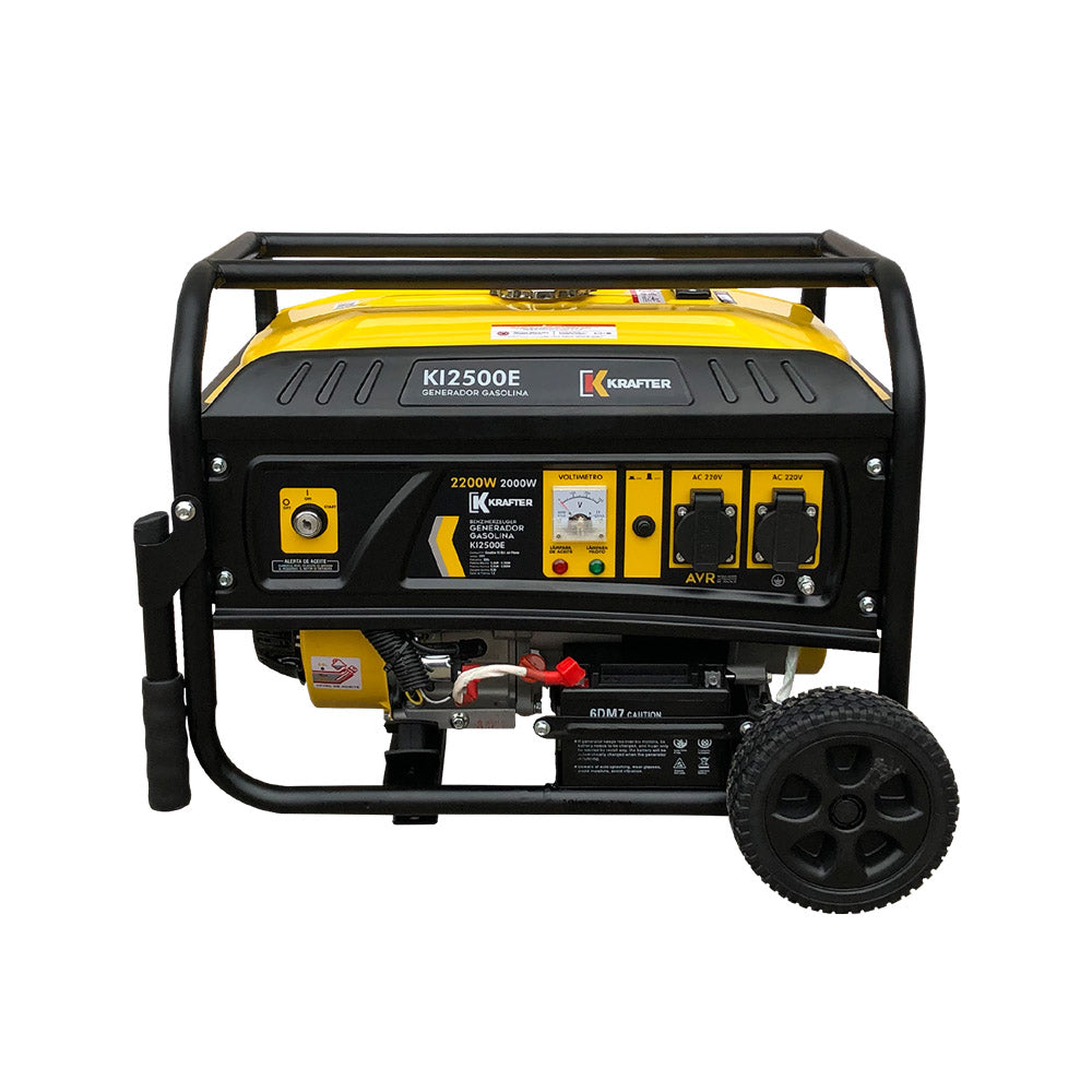 GENERADOR GASOLINA 2200W KRAFTER KI2500E PE