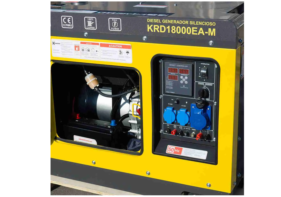 GENERADOR DIESEL 11.5 kVA KRAFTER KRD18000EA-M