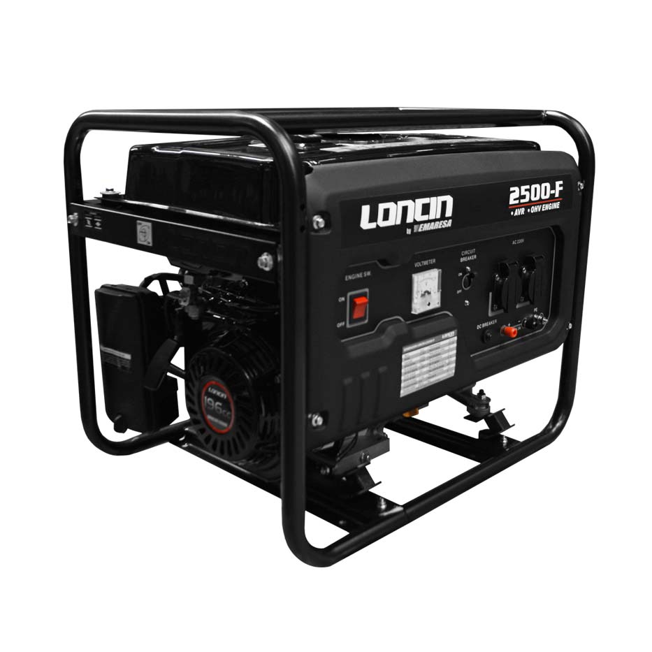 GENERADOR GASOLINA LONCIN LC2500F 2.2 KVA PARTIDA MANUAL