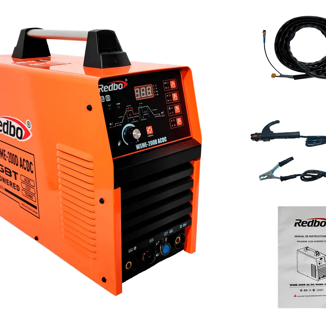 SOLDADORA TIG WSME-200D AC/DC REDBO