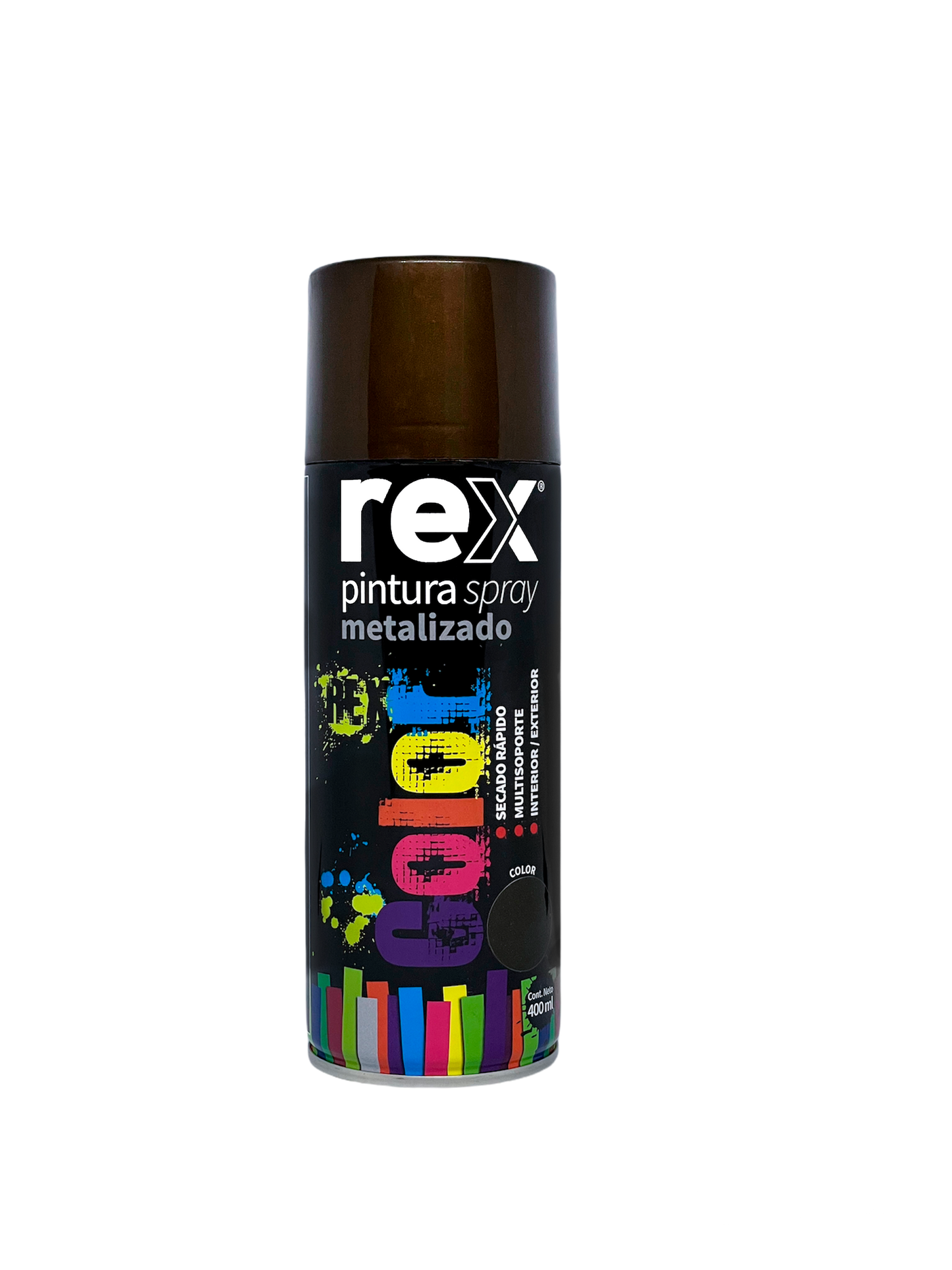 PINTURA SPRAY METALIZADO 400mL BRONCE REX