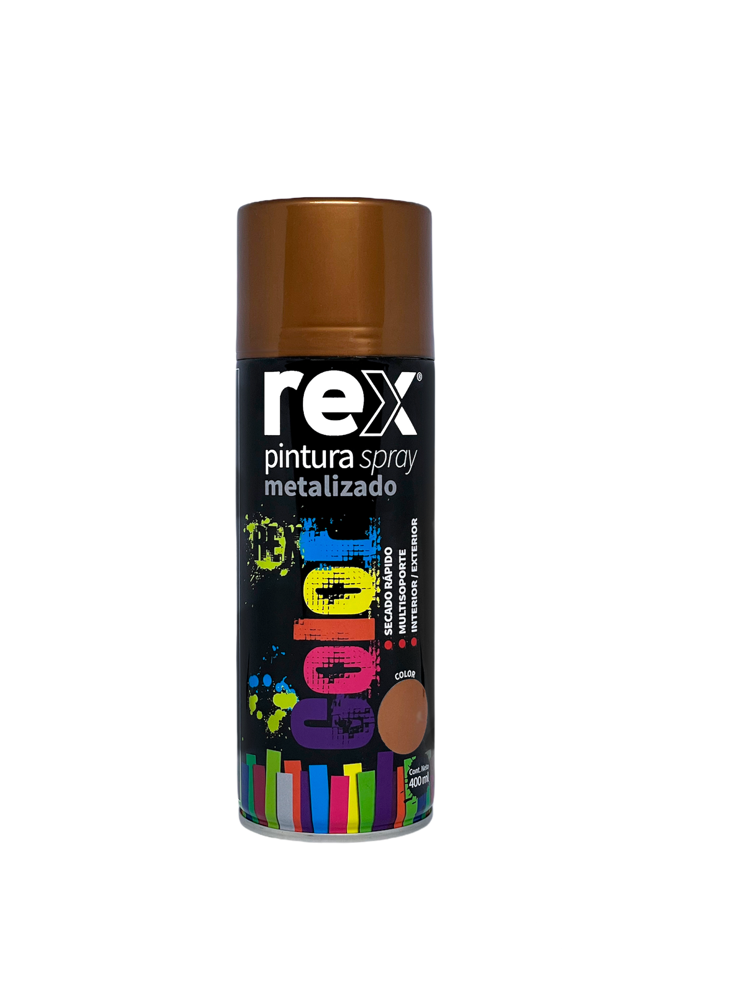 PINTURA SPRAY METALIZADO 400mL COBRE REX
