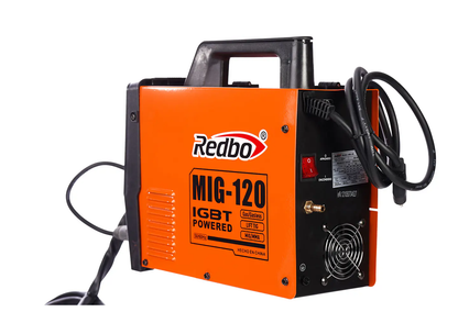 SOLDADORA INVERTER PROFESIONAL REDBO MIG-120 + ALAMBRE