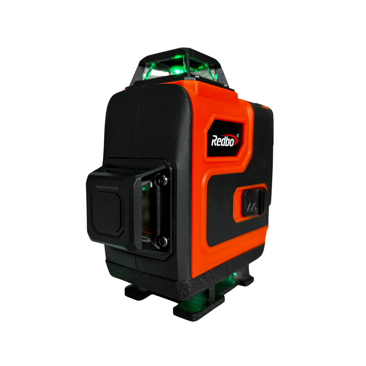 NIVEL LASER REDBO RB-4D-16 4×360° VERDE CON TRIPODE Y ACCESORIOS