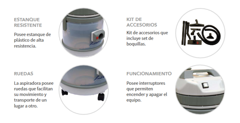 ASPIRADORA POLVO AGUA SOTECO LAVA WET