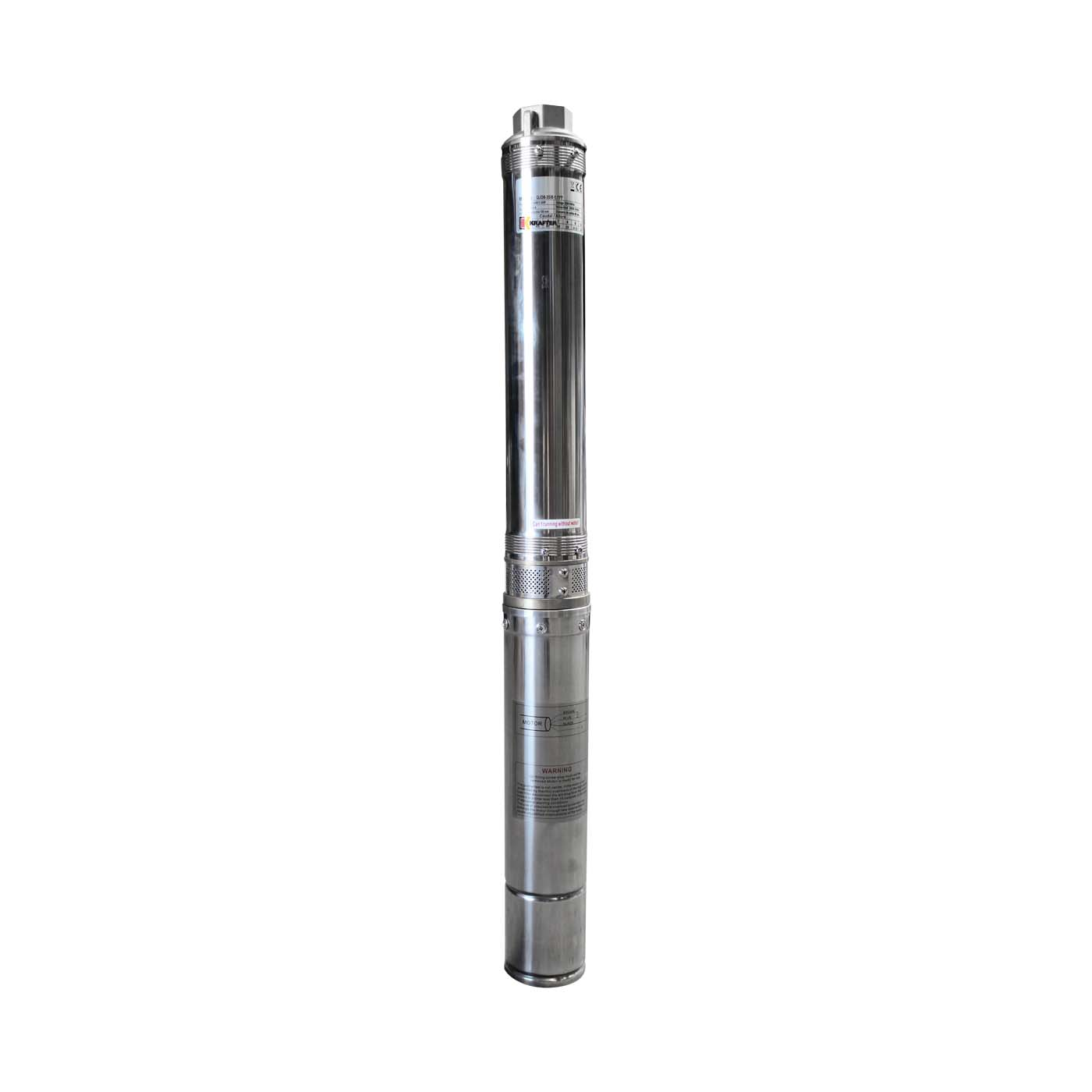 ELECTROBOMBA SUMERGIBLE POZO PROFUNDO 1.5 HP KRAFTER QJD8-35/-1,1 YT