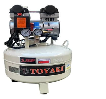 COMPRESOR DENTAL INSONORO 35 LITROS 2.5 HP TOYAKI TK-2535L