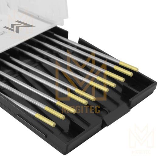 TUNGSTENO PUNTA DORADA (WL15) 2.4mm X 175mm (3/32”) 10 UNIDADES