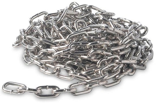 CADENA GALVANIZADA 3MM ESLABON LARGO 50 METROS OKB