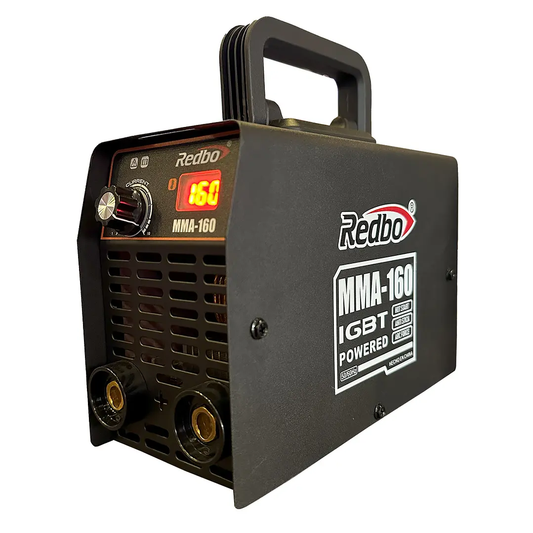 SOLDADORA INVERTER MMA-160 NEGRA REDBO
