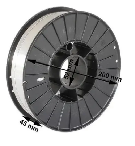 ALAMBRE SOLDADURA MIG FLUX CORE 5KG 0.9mm USO SIN GAS