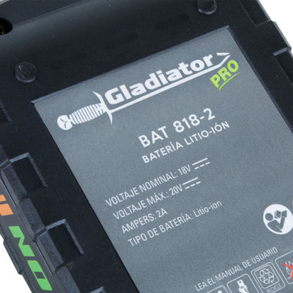 BATERIA 18V 1,5AH GLADIATOR BAT 818-1.5