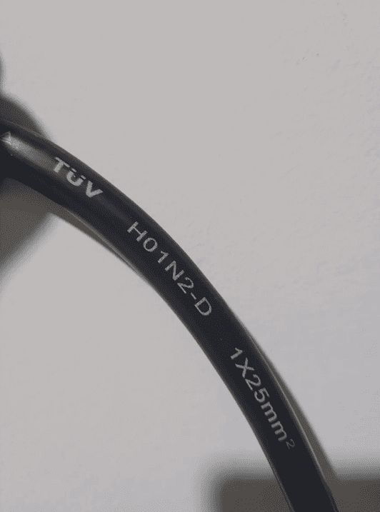 CABLE DE SOLDAR FLEXIBLE 25MM2 250 AMP