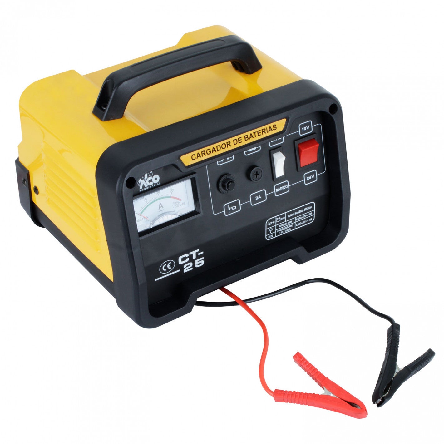 CARGADOR DE BATERIA 12/24VOLTS CT-25