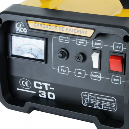 CARGADOR DE BATERIA 12/24VOLTS CT-30