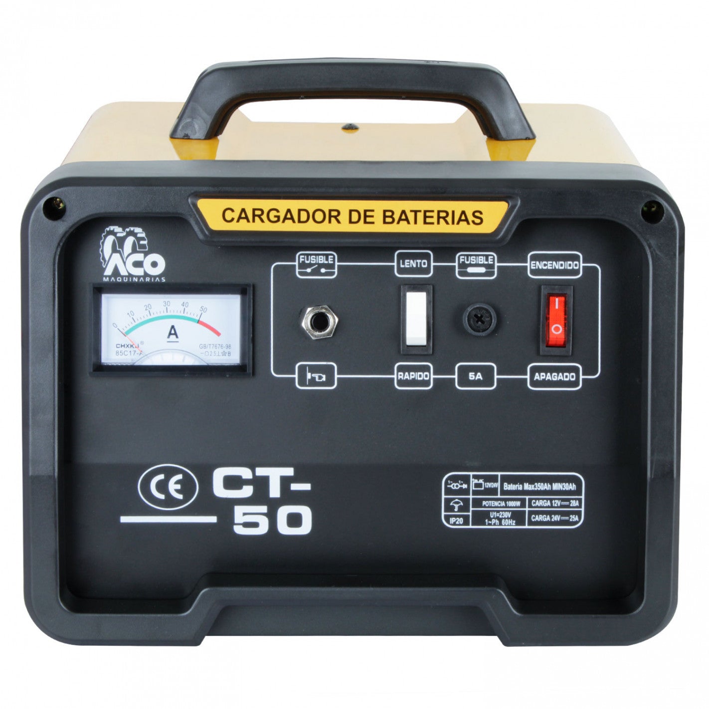 CARGADOR DE BATERIA 12/24VOLTS CT-50
