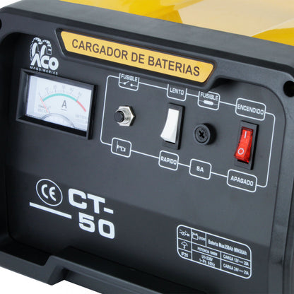CARGADOR DE BATERIA 12/24VOLTS CT-50