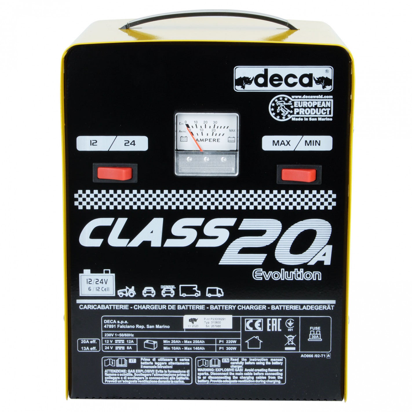 CARGADOR DE BATERIAS DECA CLASS 20 (310600)