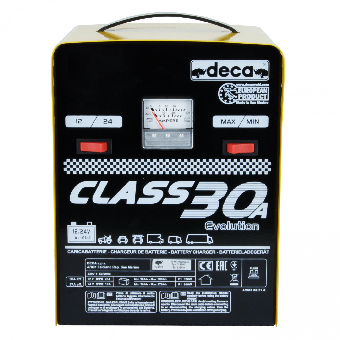 CARGADOR DE BATERIAS DECA CLASS 30 (318500)