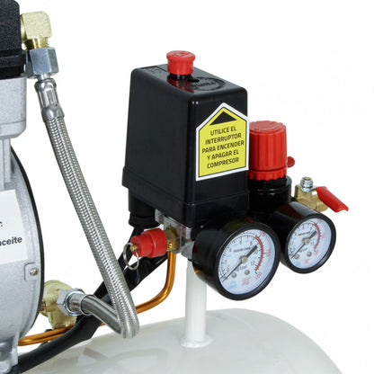 COMPRESOR SILENCIOSO LIBRE DE ACEITE 1,05HP 40 LITROS EVEREST