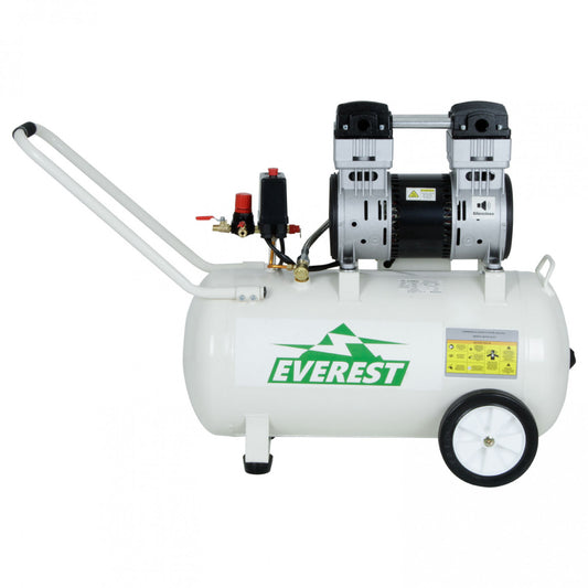 COMPRESOR SILENCIOSO LIBRE DE ACEITE 2,5HP 50 LITROS EVEREST