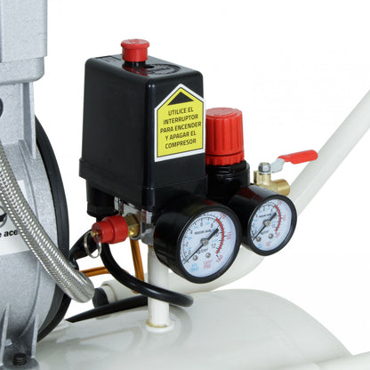 COMPRESOR SILENCIOSO LIBRE DE ACEITE 2,5HP 50 LITROS EVEREST