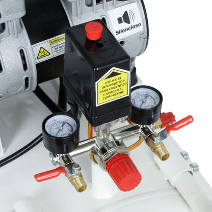 COMPRESOR SILENCIOSO LIBRE DE ACEITE 3HP 100 LITROS EVEREST