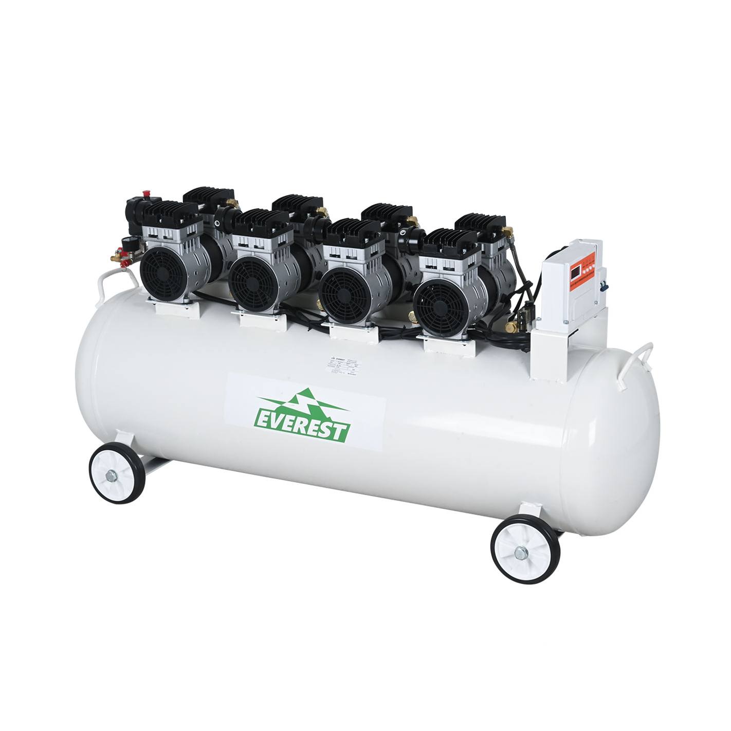 COMPRESOR SILENCIOSO LIBRE DE ACEITE 4HP 200 LITROS EVEREST