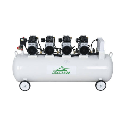 COMPRESOR SILENCIOSO LIBRE DE ACEITE 4HP 200 LITROS EVEREST