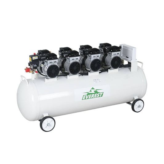COMPRESOR SILENCIOSO LIBRE DE ACEITE 4HP 200 LITROS EVEREST