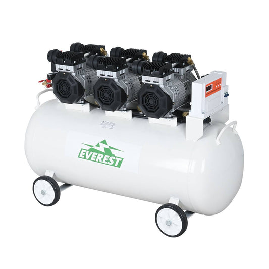 COMPRESOR SILENCIOSO LIBRE DE ACEITE 6HP 150 LITROS EVEREST