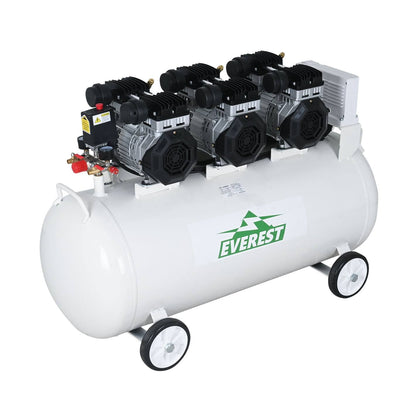 COMPRESOR SILENCIOSO LIBRE DE ACEITE 6HP 150 LITROS EVEREST